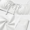 image:imageANRABESS Bikini Sets for Women Two Piece Swimsuit Cutout String Ruched High Waisted Bathing Suits Summer 2026 Beach SwimwearWhite