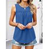 image:imageANRABESS Women Sleeveless Tank Top 2026 Summer Casual Loose Fit Eyelet Flowy Shirts 2026 Beach Vacation ClothesRoyal Blue