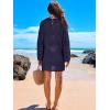 image:imageANRABESS Women Swimsuit Crochet Swim Cover Up 2026 Summer Bathing Suit Swimwear Mesh Knit Beach Dress Vacation OutfitsNavy Blue