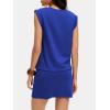 image:imageANRABESS Womens Summer 2 Piece Short Skirt Sets 2026 Cap Sleeve Top Athletic Skort Workout Tennis Matching Set Travel OutfitsRoyal Blue