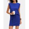 image:imageANRABESS Womens Summer 2 Piece Short Skirt Sets 2026 Cap Sleeve Top Athletic Skort Workout Tennis Matching Set Travel OutfitsRoyal Blue
