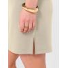 image:imageANRABESS Womens Summer Casual Mini Dresses 2026 Sleeveless Crewneck Split WrinkleFree Beach Travel Vacation Short SundressBeige