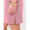image:imageANRABESS Womens Summer Casual Mini Dresses 2026 Sleeveless Crewneck Split WrinkleFree Beach Travel Vacation Short SundressPink