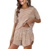 Coffee White Striped