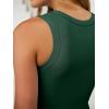image:imageANRABESS Bodysuits for Women Summer Ribbed Knit Sleeveless Tank Tops Sexy Slim Fitted Bodysuit Top 2026 Trendy OutfitsDeep Green