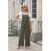 image:imageANRABESS Overalls for Women 2026 Summer Casual Loose One Piece Outfits Baggy Wide Leg Jumpers Lightweight Comfy RompersArmy Green
