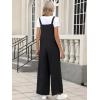 image:imageANRABESS Overalls for Women 2026 Summer Casual Loose One Piece Outfits Baggy Wide Leg Jumpers Lightweight Comfy RompersBlack