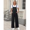 image:imageANRABESS Overalls for Women 2026 Summer Casual Loose One Piece Outfits Baggy Wide Leg Jumpers Lightweight Comfy RompersBlack