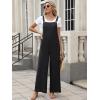 image:imageANRABESS Overalls for Women 2026 Summer Casual Loose One Piece Outfits Baggy Wide Leg Jumpers Lightweight Comfy RompersBlack
