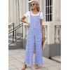 image:imageANRABESS Overalls for Women 2026 Summer Casual Loose One Piece Outfits Baggy Wide Leg Jumpers Lightweight Comfy RompersBlue White Floral