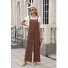 image:imageANRABESS Overalls for Women 2026 Summer Casual Loose One Piece Outfits Baggy Wide Leg Jumpers Lightweight Comfy RompersBrown