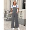 image:imageANRABESS Overalls for Women 2026 Summer Casual Loose One Piece Outfits Baggy Wide Leg Jumpers Lightweight Comfy RompersDark Gray
