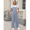image:imageANRABESS Overalls for Women 2026 Summer Casual Loose One Piece Outfits Baggy Wide Leg Jumpers Lightweight Comfy RompersGrey Blue