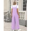 image:imageANRABESS Overalls for Women 2026 Summer Casual Loose One Piece Outfits Baggy Wide Leg Jumpers Lightweight Comfy RompersLight Purple