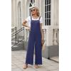 image:imageANRABESS Overalls for Women 2026 Summer Casual Loose One Piece Outfits Baggy Wide Leg Jumpers Lightweight Comfy RompersNavy Blue