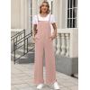 image:imageANRABESS Overalls for Women 2026 Summer Casual Loose One Piece Outfits Baggy Wide Leg Jumpers Lightweight Comfy RompersPink