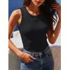 image:imageANRABESS Ribbed Tank Tops for Women Crew Neck Ruffle Sweater Vest Cute Sleeveless Shirts 2026 Summer Business Casual OutfitsBlack