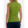 image:imageANRABESS Ribbed Tank Tops for Women Crew Neck Ruffle Sweater Vest Cute Sleeveless Shirts 2026 Summer Business Casual OutfitsGrass