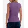 image:imageANRABESS Ribbed Tank Tops for Women Crew Neck Ruffle Sweater Vest Cute Sleeveless Shirts 2026 Summer Business Casual OutfitsViolet