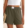 image:imageANRABESS Shorts for Women Summer Beach Cover Ups Casual High Waist Flowy Wide Leg 2026 Spring Vacation Lounge ShortsArmy Green