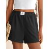 image:imageANRABESS Shorts for Women Summer Beach Cover Ups Casual High Waist Flowy Wide Leg 2026 Spring Vacation Lounge ShortsBlack
