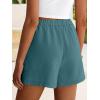 image:imageANRABESS Shorts for Women Summer Beach Cover Ups Casual High Waist Flowy Wide Leg 2026 Spring Vacation Lounge ShortsLake