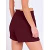 image:imageANRABESS Shorts for Women Summer Casual High Waist Drawstring Comfy Dressy Lounge 2026 Beach Vacation Shorts with PocketsBurgundy