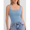 image:imageANRABESS Tank Top for Women Summer 2026 Double Lined Sleeveless Square Neck Basic Tight Workout Tees ShirtsLight Blue