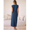 image:imageANRABESS Women Summer Casual Sleeveless Maxi Dress 2026 Crewneck Loose Split WrinkleFree Beach Travel Vacation Long SundressNavy Blue