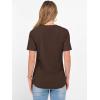 image:imageANRABESS Women Waffle Knit Tops Short Sleeve Henley Shirts Dressy Casual Blouse 2026 Spring Fashion Outfits Trendy ClothesRed Brown
