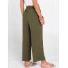 image:imageANRABESS Women Wide Leg Capri Pants Summer Palazzo High Waisted Casual Loose Lounge Flowy Cropped Beach Trousers Work OutfitsArmy Green