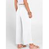 image:imageANRABESS Women Wide Leg Capri Pants Summer Palazzo High Waisted Casual Loose Lounge Flowy Cropped Beach Trousers Work OutfitsWhite