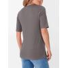 image:imageANRABESS Womens Half Sleeve Tops Crewneck Shirts Basic Fit Tee Trendy 2026 Spring Summer Business Casual TShirtsGray Taupe