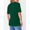 image:imageANRABESS Womens Half Sleeve Tops Crewneck Shirts Basic Fit Tee Trendy 2026 Spring Summer Business Casual TShirtsGreen