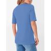 image:imageANRABESS Womens Half Sleeve Tops Crewneck Shirts Basic Fit Tee Trendy 2026 Spring Summer Business Casual TShirtsSky Blue