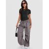 image:imageANRABESS Womens Soft Short Sleeve TShirt Crew Neck Top Slim Fit Basic Tee for Summer Casual Y2k Everyday WearBlack