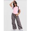 image:imageANRABESS Womens Soft Short Sleeve TShirt Crew Neck Top Slim Fit Basic Tee for Summer Casual Y2k Everyday WearLight Pink
