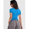 image:imageANRABESS Womens Soft Short Sleeve TShirt Crew Neck Top Slim Fit Basic Tee for Summer Casual Y2k Everyday WearRoyal Blue