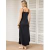 image:imageANRABESS Womens Summer Spaghetti Strap Maxi Dress Beach Cover Up Casual Sleeveless Sundress Vacation Cruise Hawaiian TravelBlack