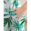 image:imageANRABESS Womens Summer Spaghetti Strap Maxi Dress Beach Cover Up Casual Sleeveless Sundress Vacation Cruise Hawaiian TravelGreen Leaf