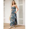 image:imageANRABESS Womens Summer Spaghetti Strap Maxi Dress Beach Cover Up Casual Sleeveless Sundress Vacation Cruise Hawaiian TravelTropical Leaf Print