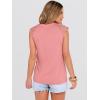 image:imageANRABESS Womens Tops Dressy Casual Lace Cap Sleeve Henley Shirts Summer Sleeveless Button Up Blouses 2026 Spring OutfitsCoral