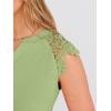 image:imageANRABESS Womens Tops Dressy Casual Lace Cap Sleeve Henley Shirts Summer Sleeveless Button Up Blouses 2026 Spring OutfitsLight Green