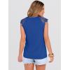 image:imageANRABESS Womens Tops Dressy Casual Lace Cap Sleeve Henley Shirts Summer Sleeveless Button Up Blouses 2026 Spring OutfitsRoayl Blue