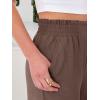 image:imageANRABESS Womens Wide Leg Palazzo Pants Summer Beach High Waisted Cropped Flowy Pants 2026 Dressy Casual Trousers with PocketsBrown