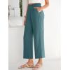 image:imageANRABESS Womens Wide Leg Palazzo Pants Summer Beach High Waisted Cropped Flowy Pants 2026 Dressy Casual Trousers with PocketsLake