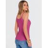 image:imageANRABESS Tank Top for Womens Summer 2026 Scoop Neck Sleeveless Ribbed Knit Workout Basic Tees Slim Fitted Cami ShirtsHot Pink