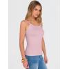 image:imageANRABESS Tank Top for Womens Summer 2026 Scoop Neck Sleeveless Ribbed Knit Workout Basic Tees Slim Fitted Cami ShirtsPink