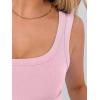 image:imageANRABESS Tank Tops for Women Scoop Neck Crop Sleeveless Top Summer Going Out Basic Tee Cute Ribbed Slim Shirts Clothes 2026Pink