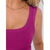 image:imageANRABESS Tank Tops for Women Scoop Neck Crop Sleeveless Top Summer Going Out Basic Tee Cute Ribbed Slim Shirts Clothes 2026Purple Red